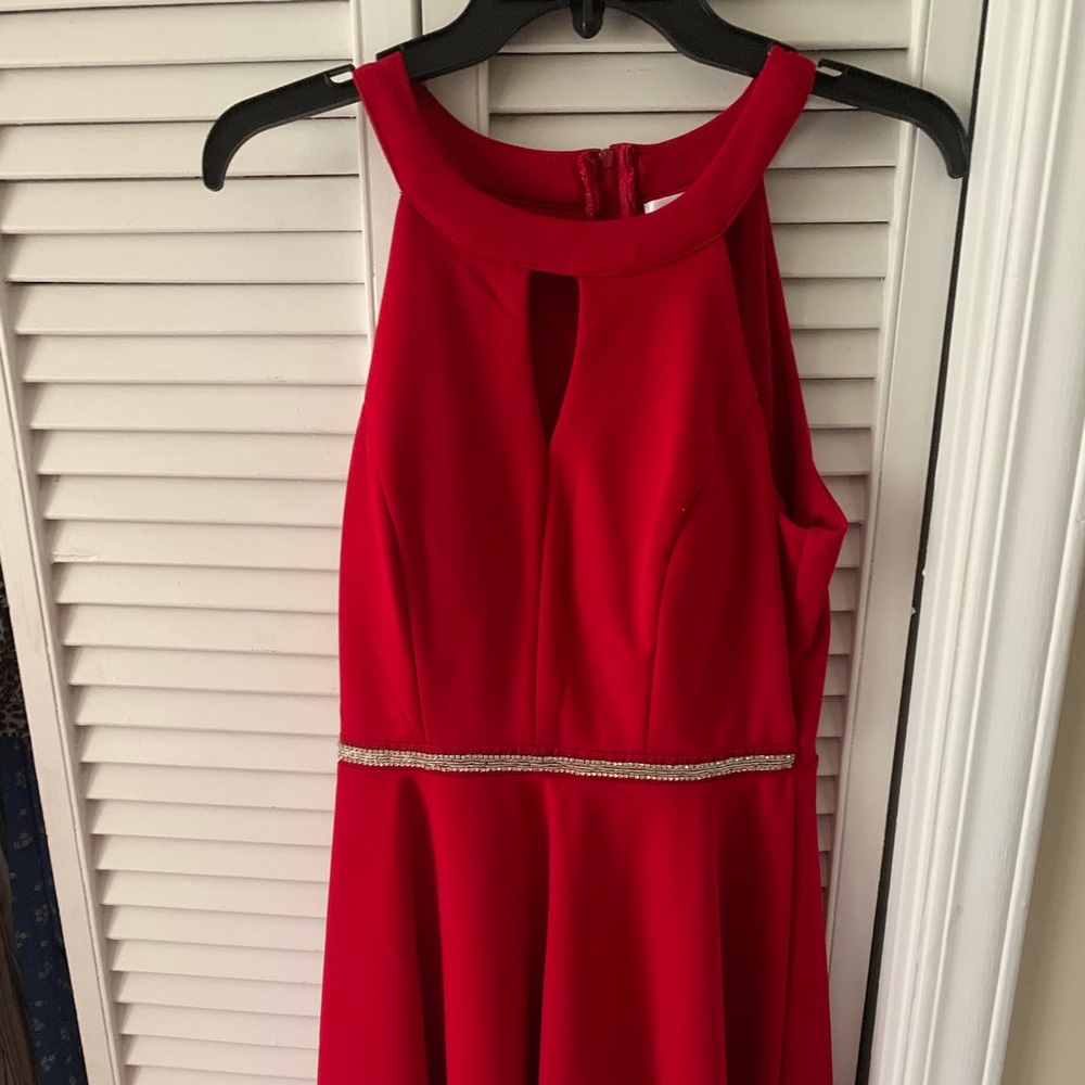 Red dress